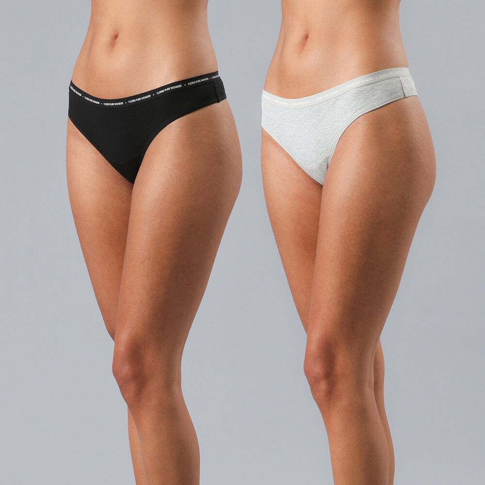 Pack X2 Colaless Algodon Logo Flores 25285-2 image number 0.0