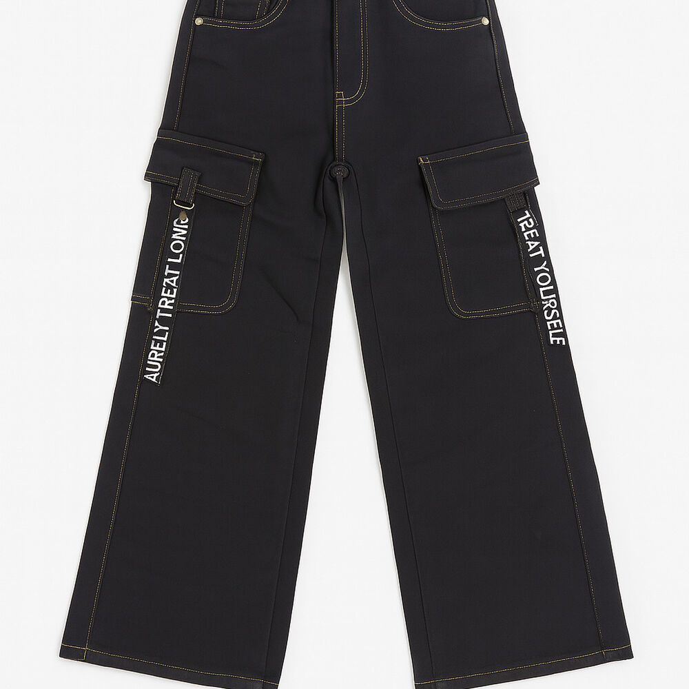 Pantal&oacute;n Jeans Cargo Ni&ntilde;a Moda Urbana image number 2.0