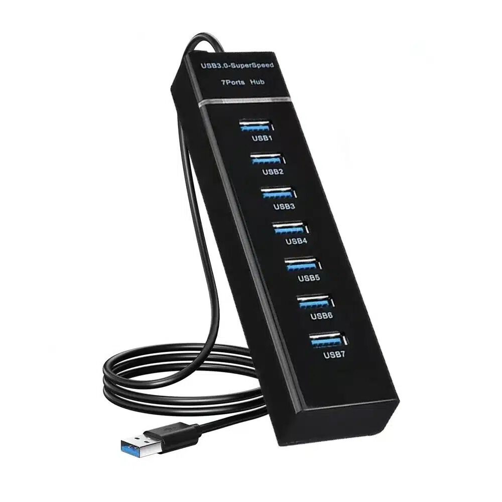 Hub Usb 3.0 De 7 Puertos Y Cable Largo De 120cm image number 0.0