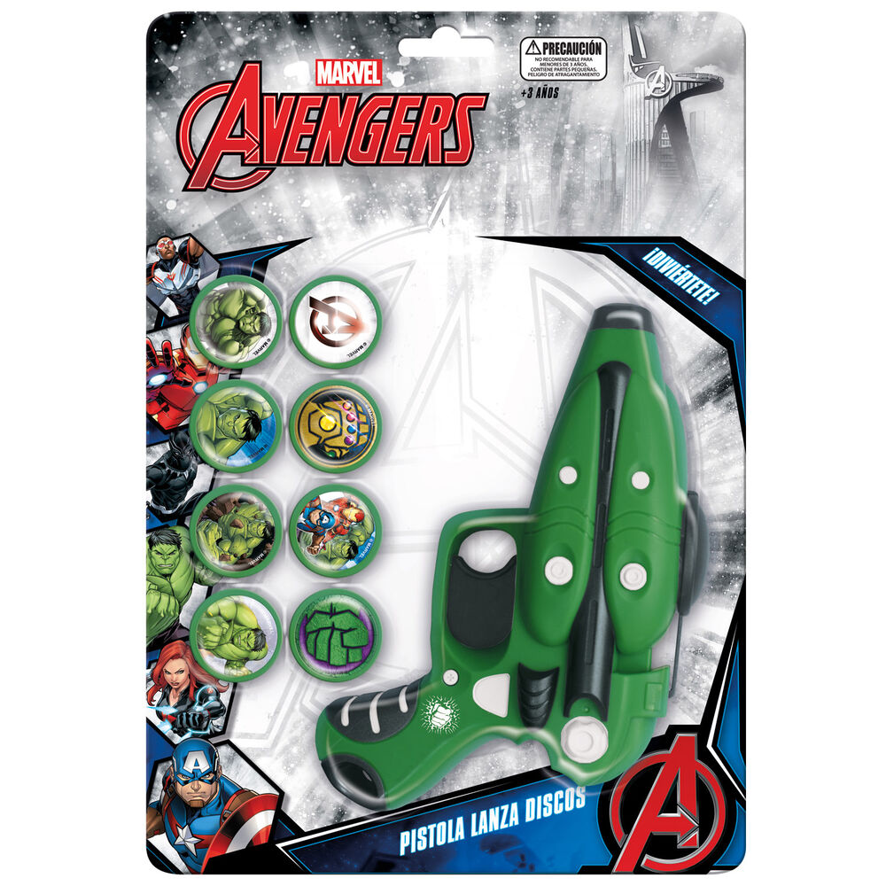 Pistola Lanza Disco Avengers Marvel Pronobel image number 3.0