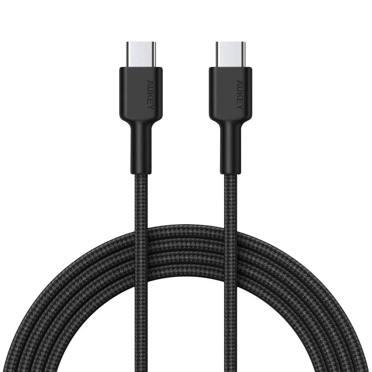 Aukey Cable Usb-c A Usb-c 0.9m 60w Negro - Cb-cd45-b image number 0.0