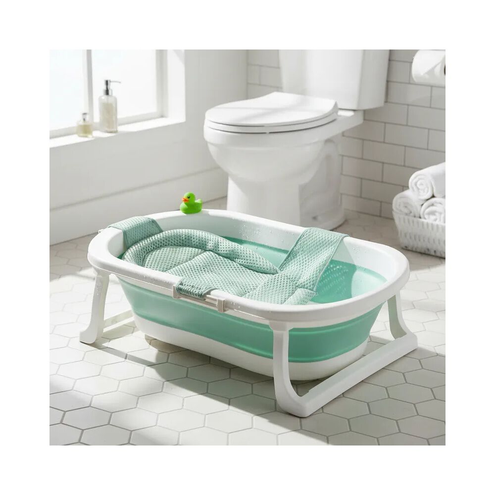 Ba&ntilde;era Jelly Con Hamaca Verde Bebesit image number 1.0