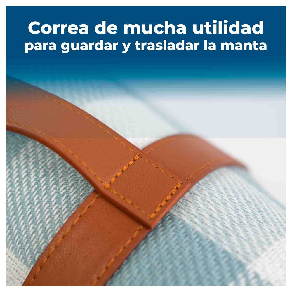 Manta Picnic De Cuadros Multicolor image number 4.0