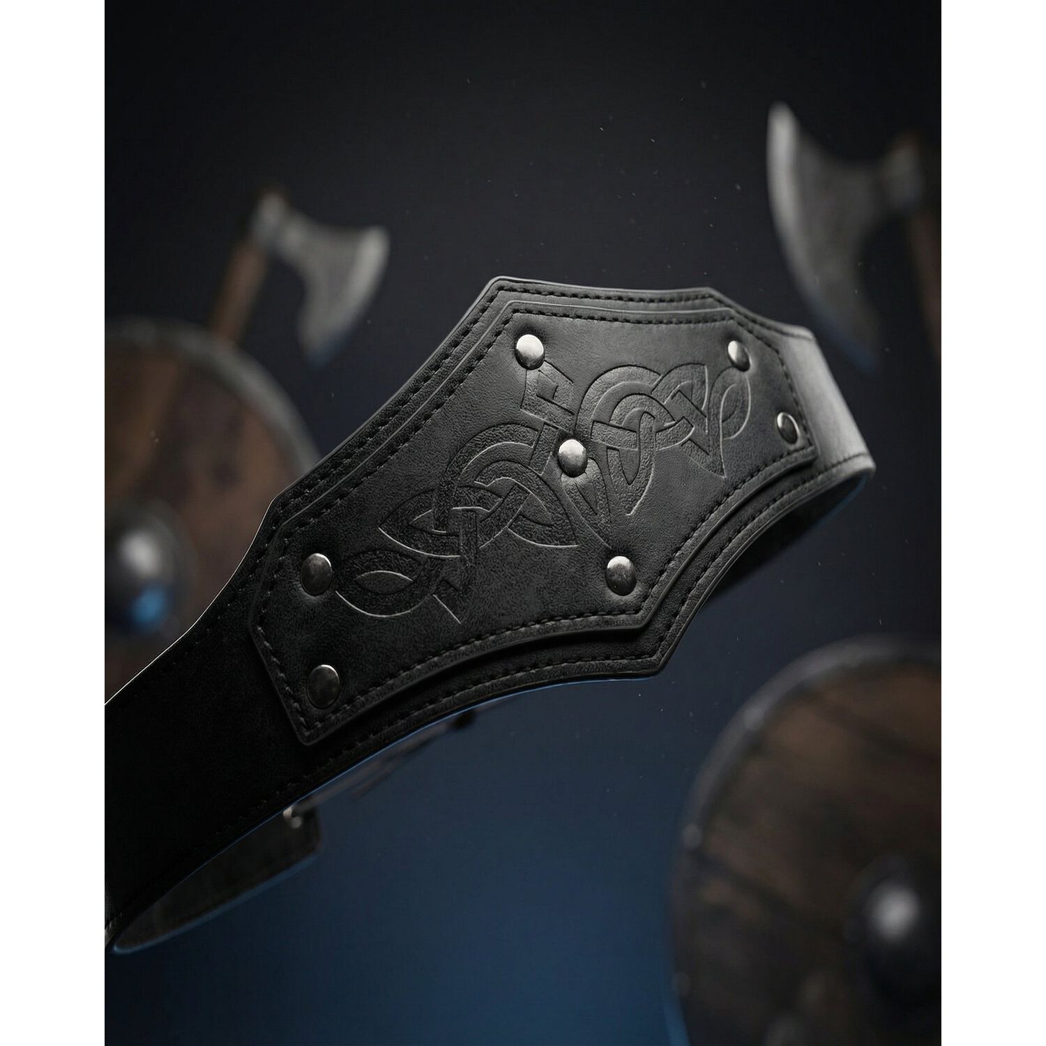 Tiara Vikinga Medieval Celtas En Relieve Ajustable image number 8.0