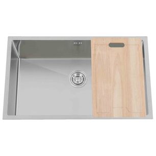 Lavaplatos Deluxe Bajo Cubierta Domsa Mds8050b-silver 80x50x21cm (incluye Accesorios)
