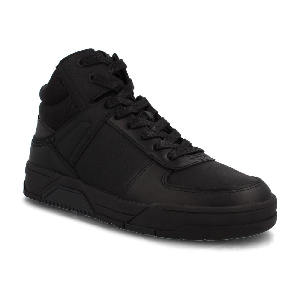 Zapatilla Escolar Hombre Teener Newcourt Negro image number 1.0