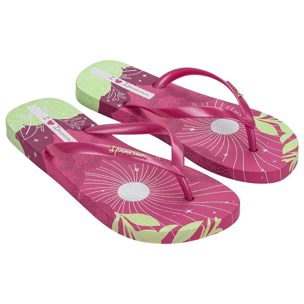 Sandalia Mujer Fucsia/verde Love Shine Ipanema image number 1.0