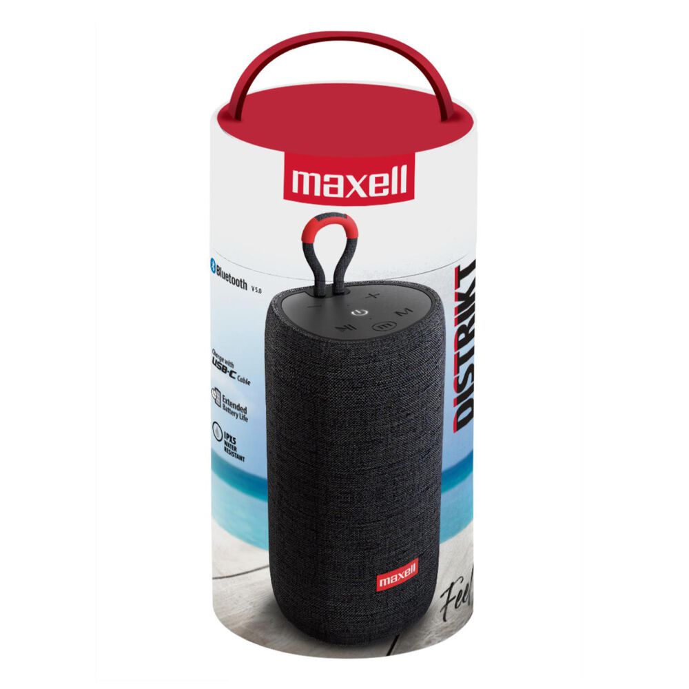 Parlante Mini Bluetooth Portatil 10w Negro Distrikt image number 1.0