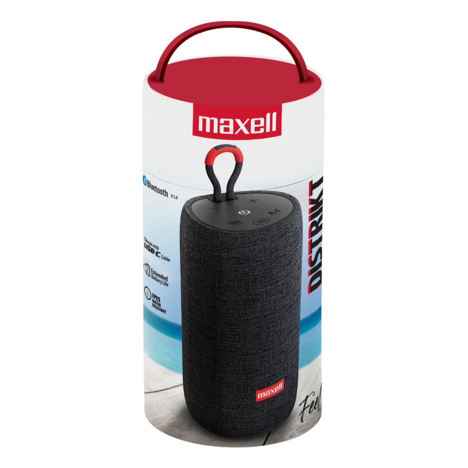 Parlante Mini Bluetooth Portatil 10w Negro Distrikt image number 1.0