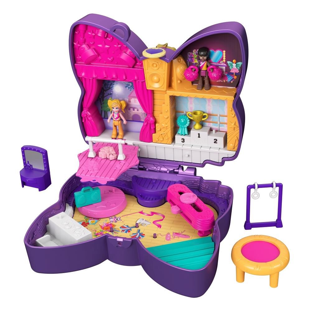 Playsets Polly Pocket Estuche Mariposa Musical image number 5.0