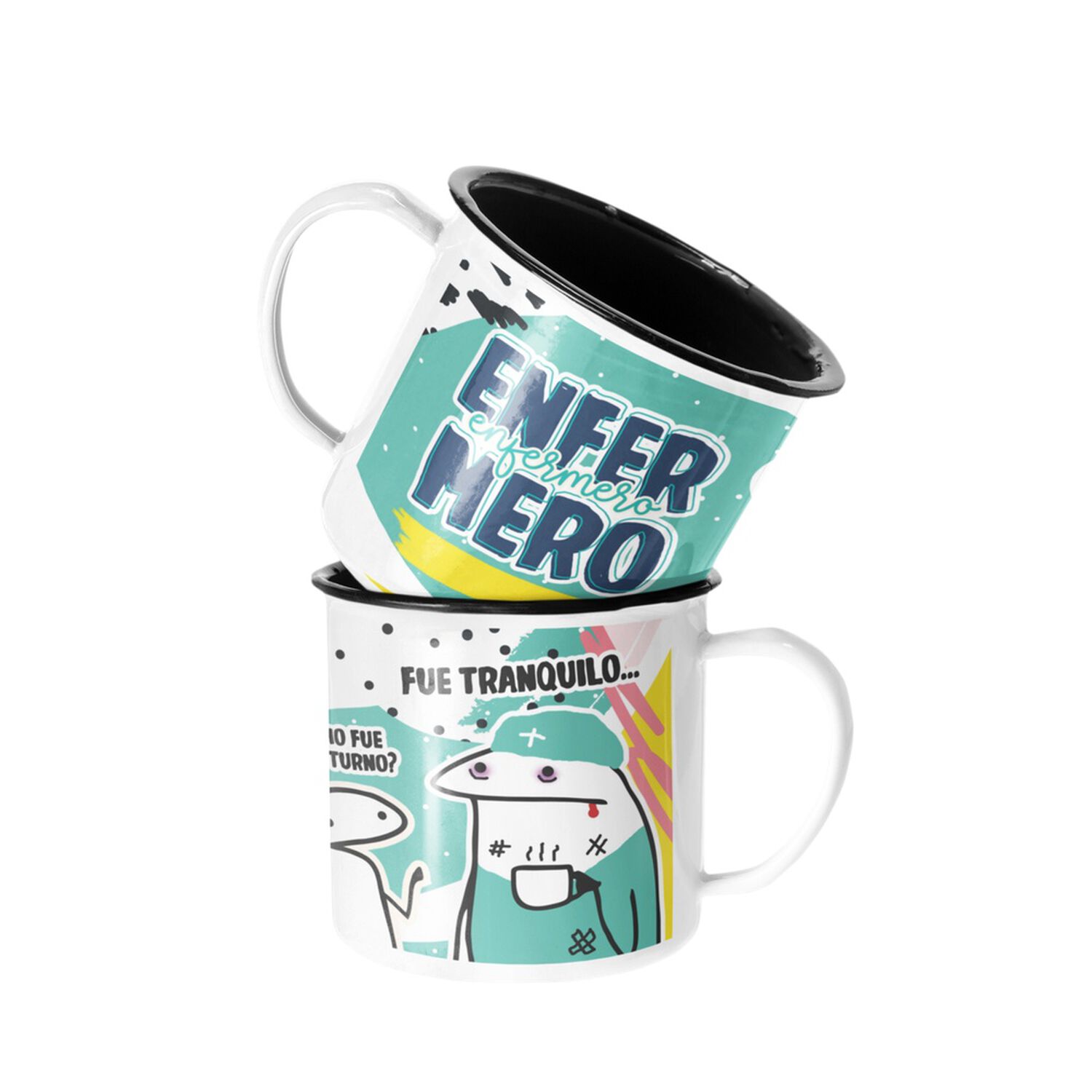 Taza Enlozada Lechera Enfermero Regalo Enfermero Profesion image number 0.0