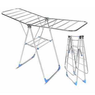Tendedero Plegable Para Ropa Met&aacute;lico Colgadero 150 Cm