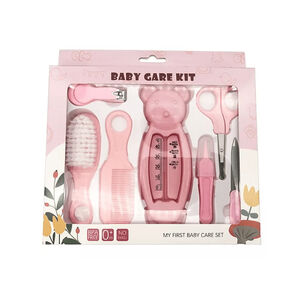 Set Manicure Cuidados Bebe 7 En 1 Cortauñas Peine Termometro