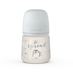 Mamadera Memories Tetina Fisiol&oacute;gica Sx Pro Flujo Lento 150ml Joy Crown Gris
