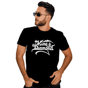 Polera Hombre King Diamond Metal Rock