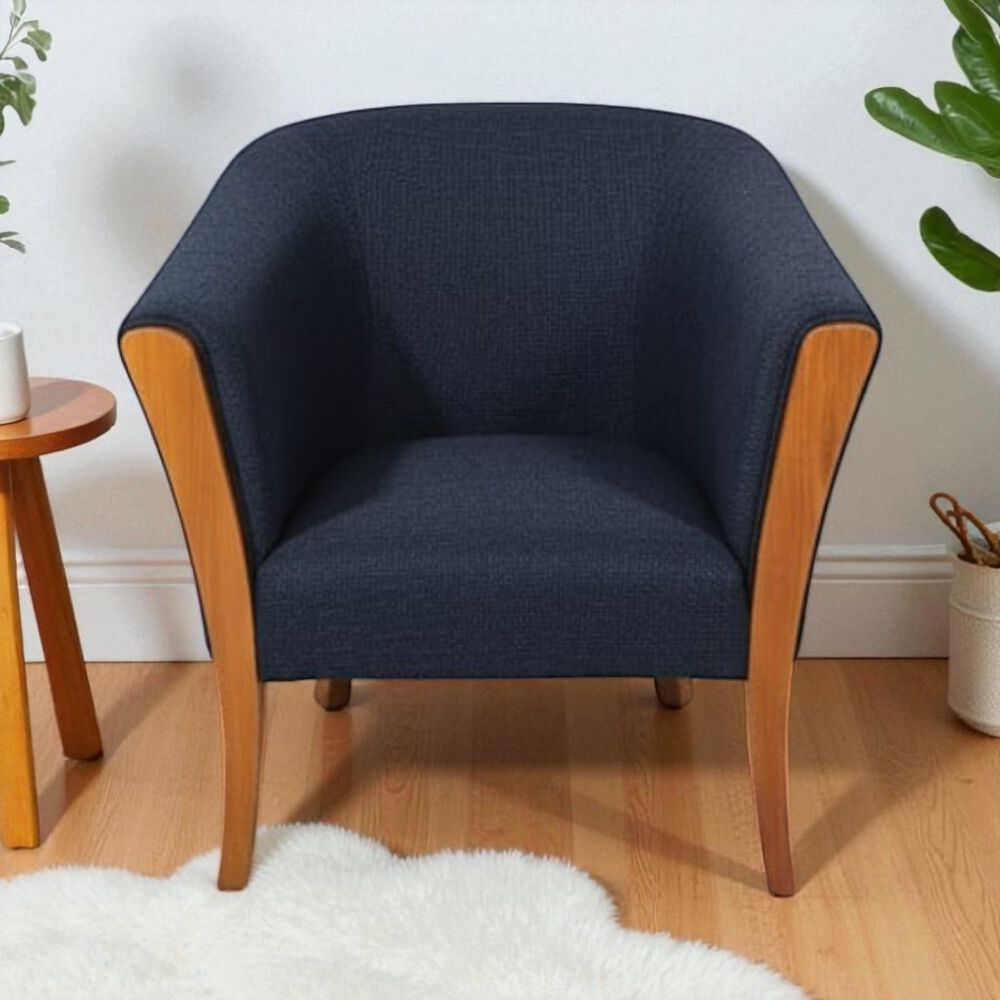 Sitial En Lino Azul image number 2.0