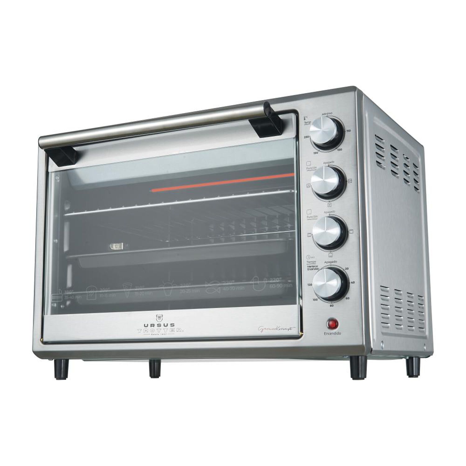 Horno El&eacute;ctrico Ursus Trotter UT-Backofen Pro-i 48l / 48 Litros / 1800W image number 7.0