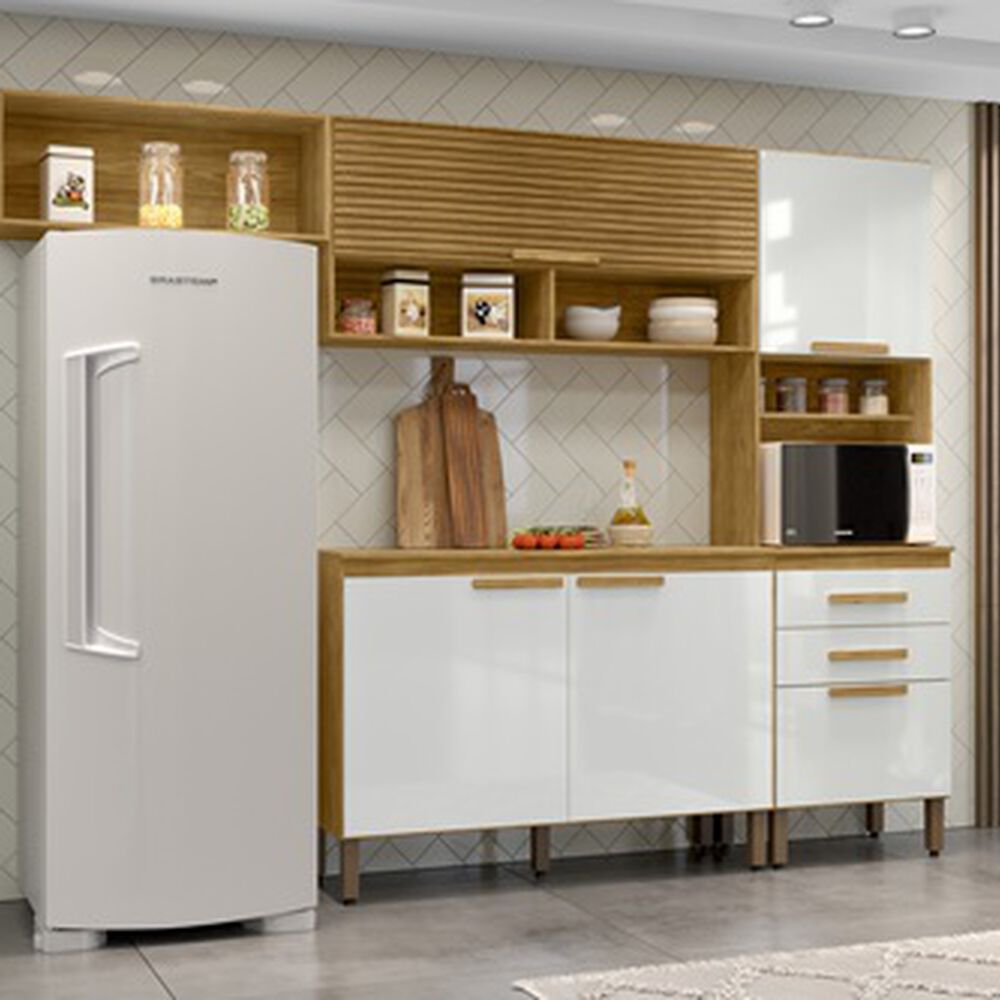 "kit Mueble De Cocina Mery Ann Marrocos/ Off White 258,8" 196,2x38,1x256,4 image number 2.0