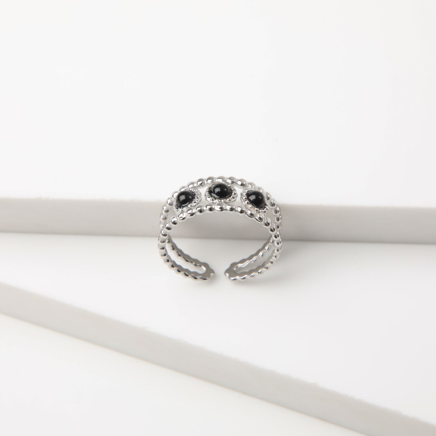 Anillo 19v69 Plateado Mujer Str124 image number 0.0
