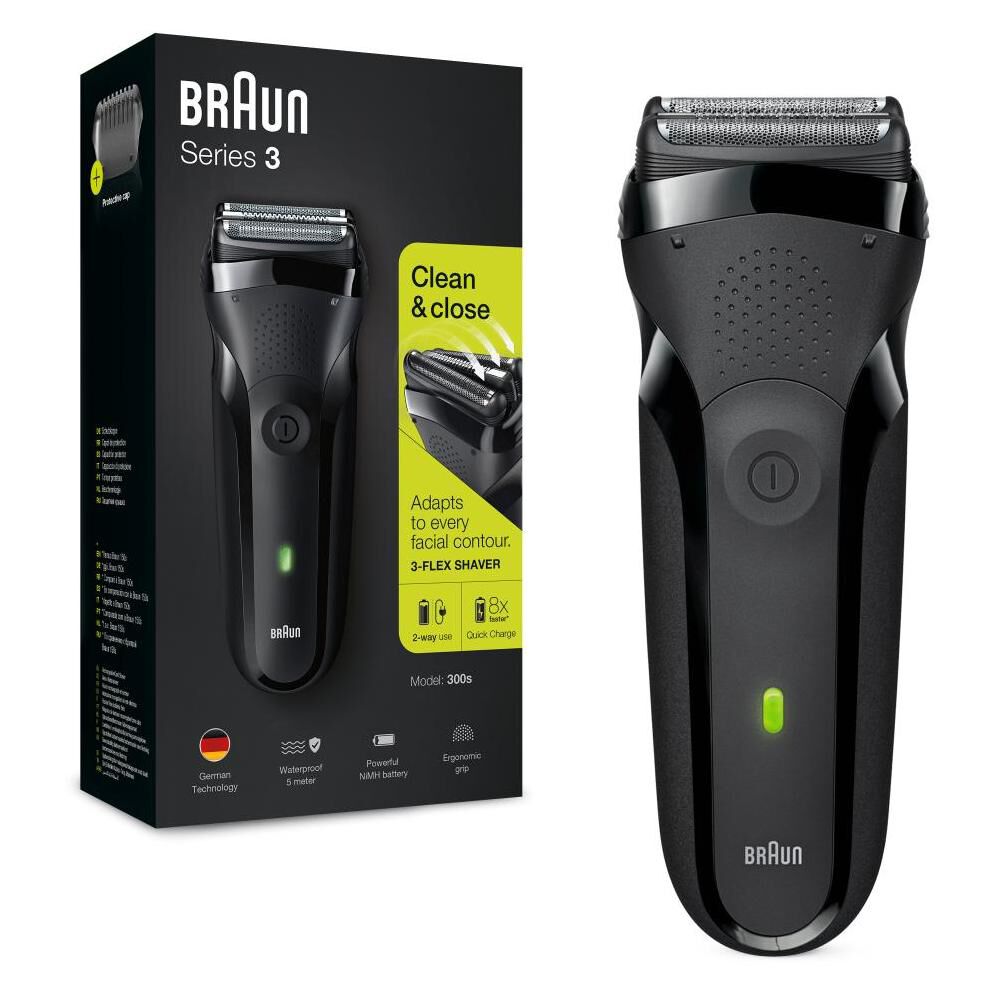 Máquina De Afeitar Braun 300 Black image number 0.0