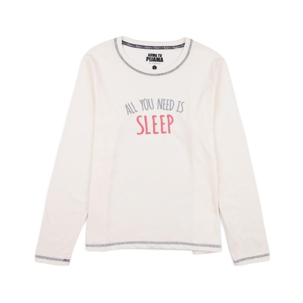 Polera De Pijama Mujer Freedom image number 0.0