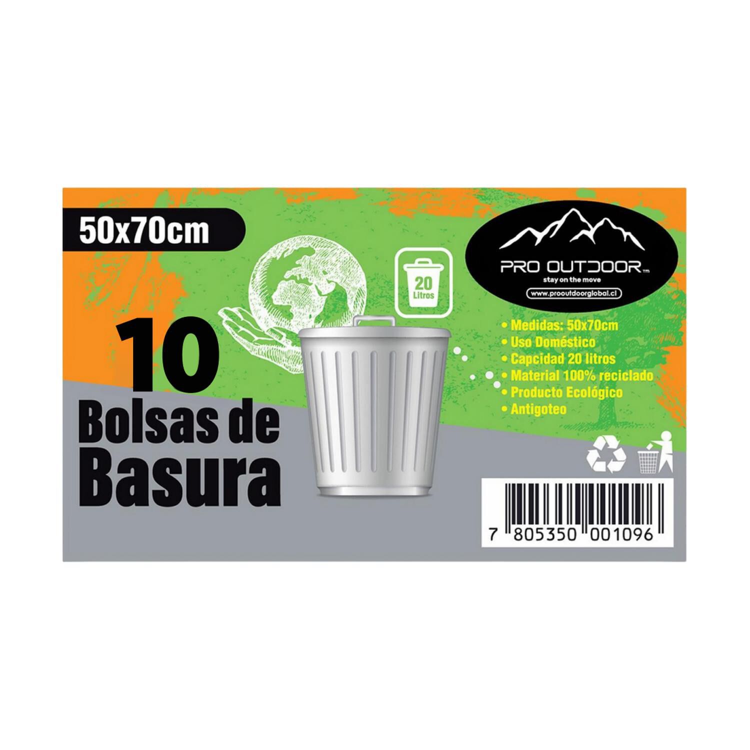 50 Bolsas De Basura 70 Litros 70x90 Cm image number 2.0