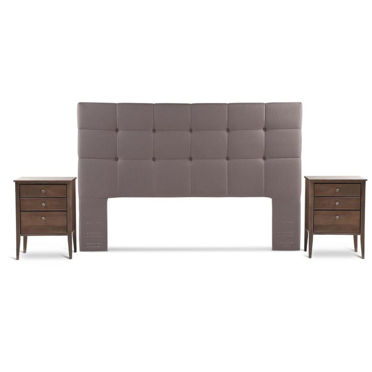 Cama Europea Rosen Art 4 / 2 Plazas / Base Dividida + Set De Maderas + Almohada image number 5.0