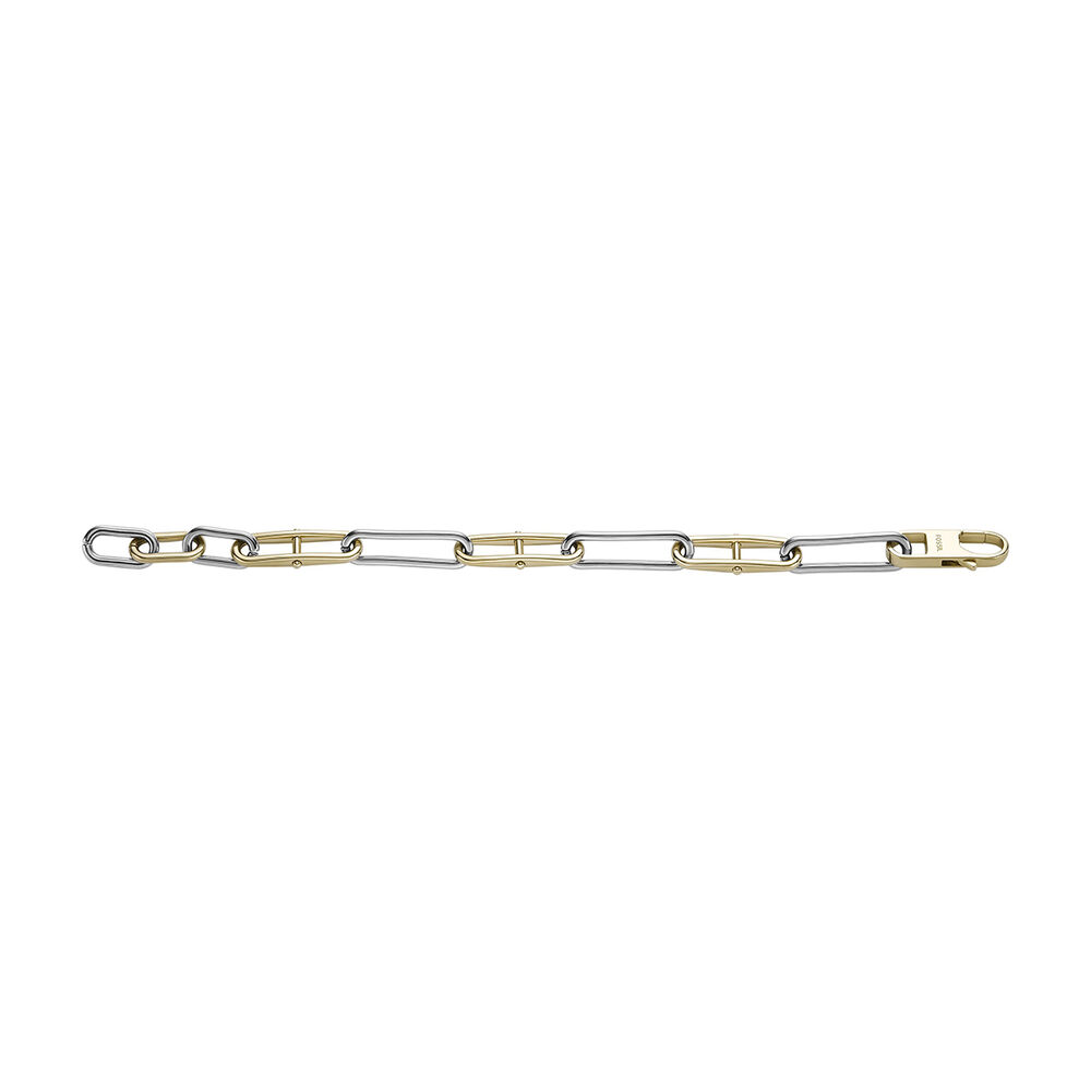 Pulsera Fossil Jf04349998 Bicolor Mujer image number 1.0