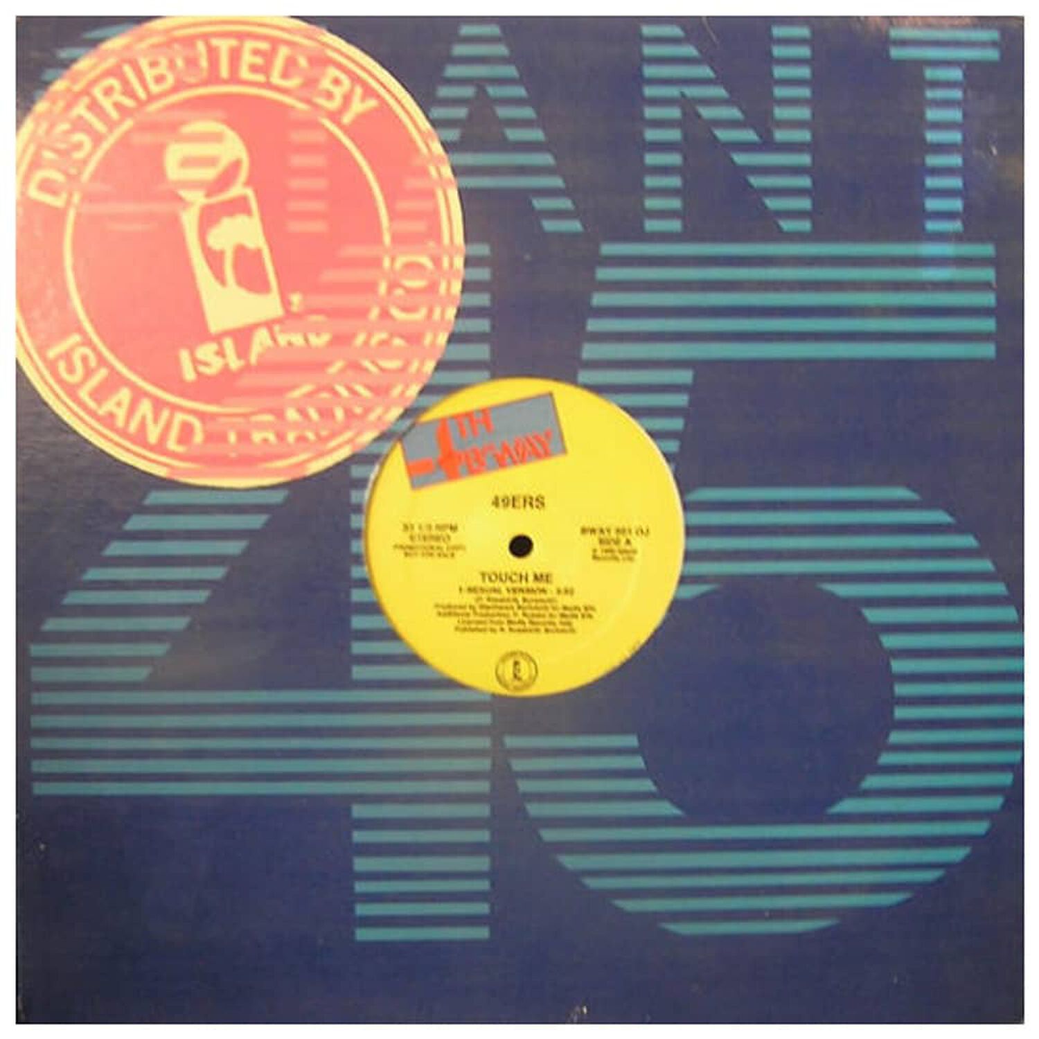 49ers - Touch Me | 12" Maxi Single Usado image number 0.0