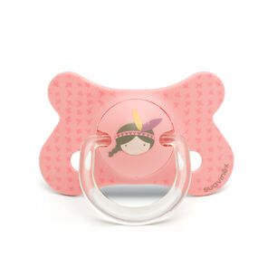 Chupete Fusi&oacute;n Anat&oacute;mico Silicona +4/18m Indio Rosado