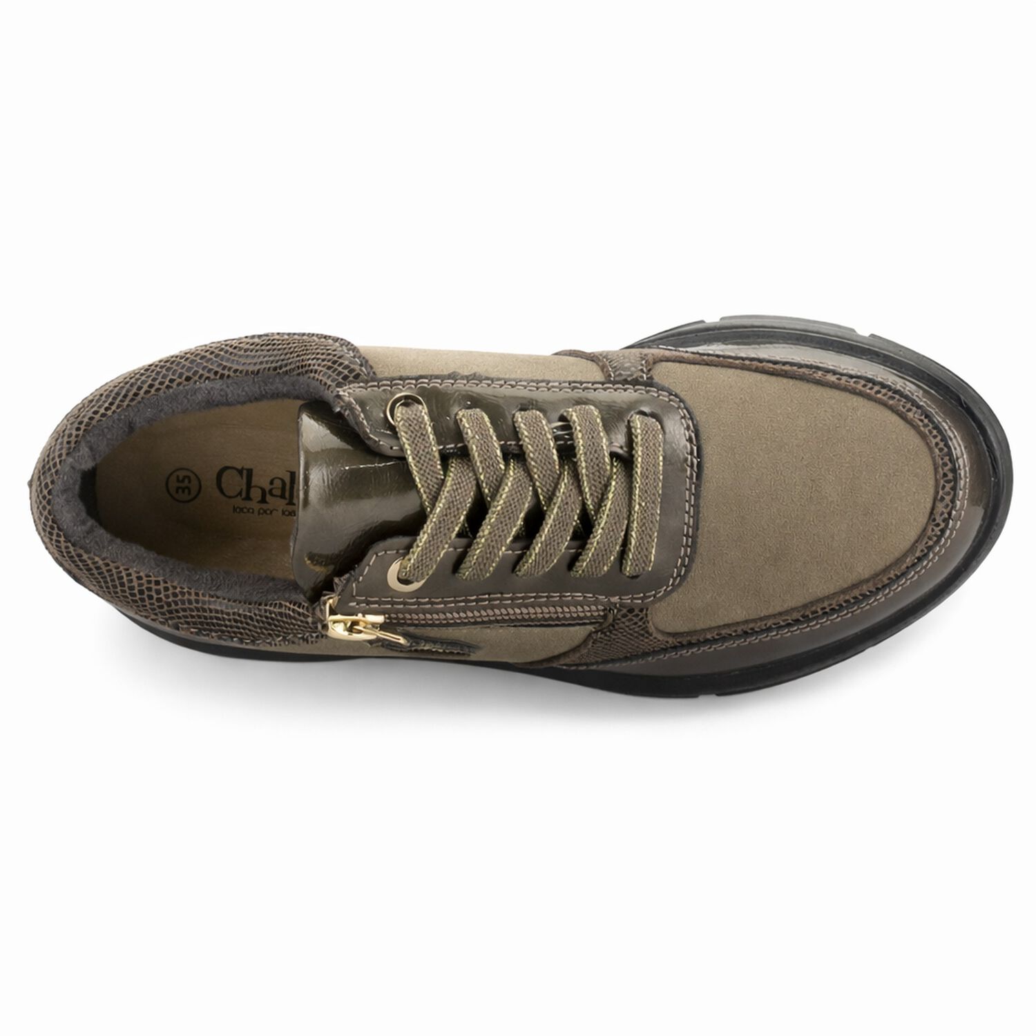 Zapatilla Beige Mujer Casual Chalada Graki image number 4.0