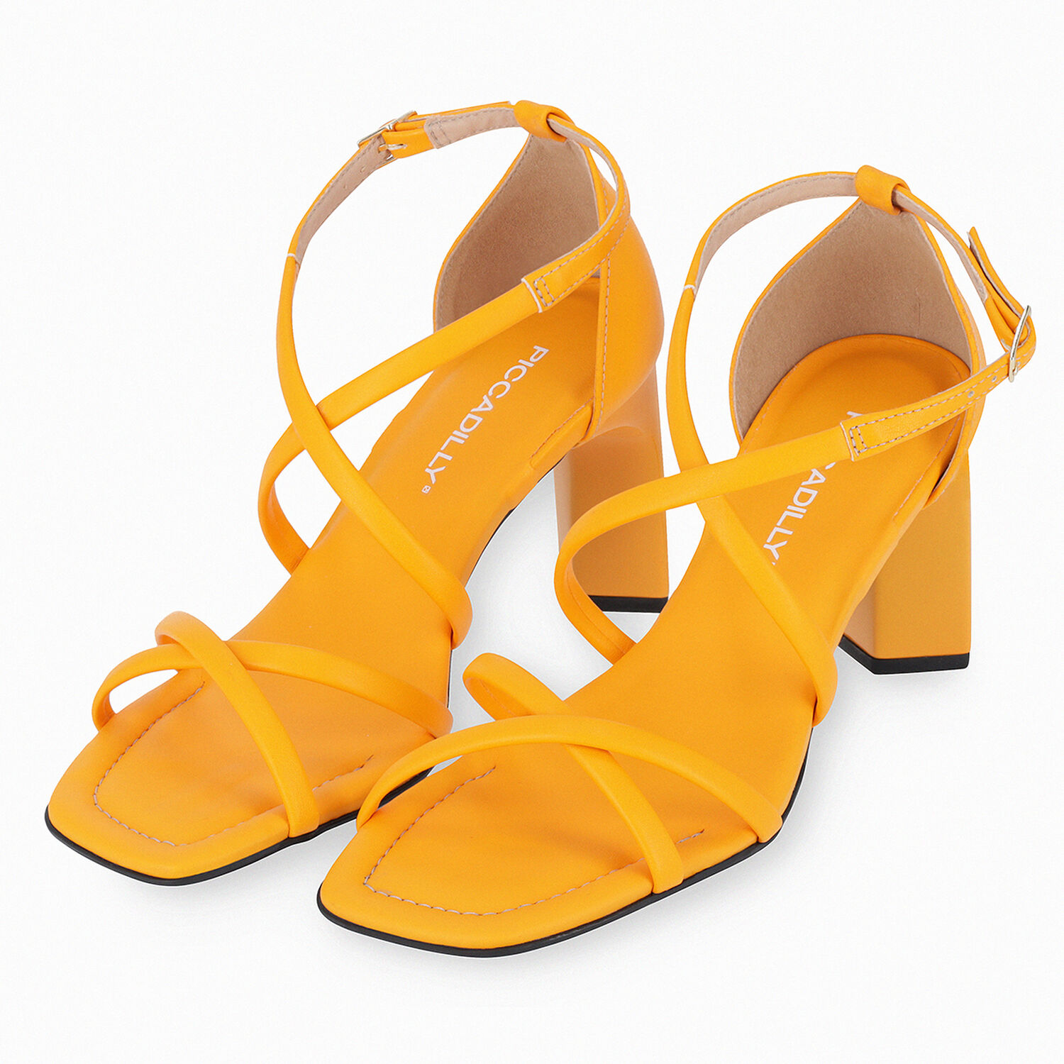 Sandalia Mujer Naranja Claudine Piccadilly image number 1.0