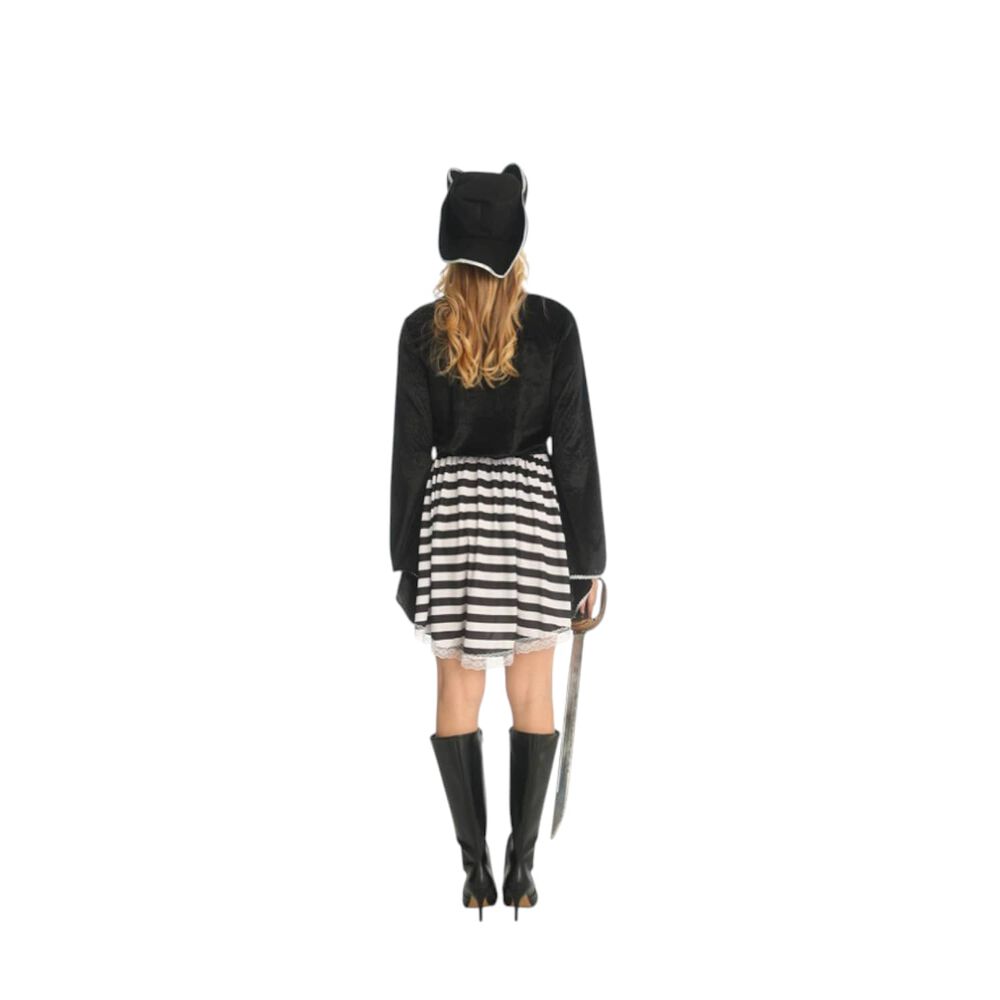 Disfraz Premium Blue Pirata Corsario Mujer image number 8.0