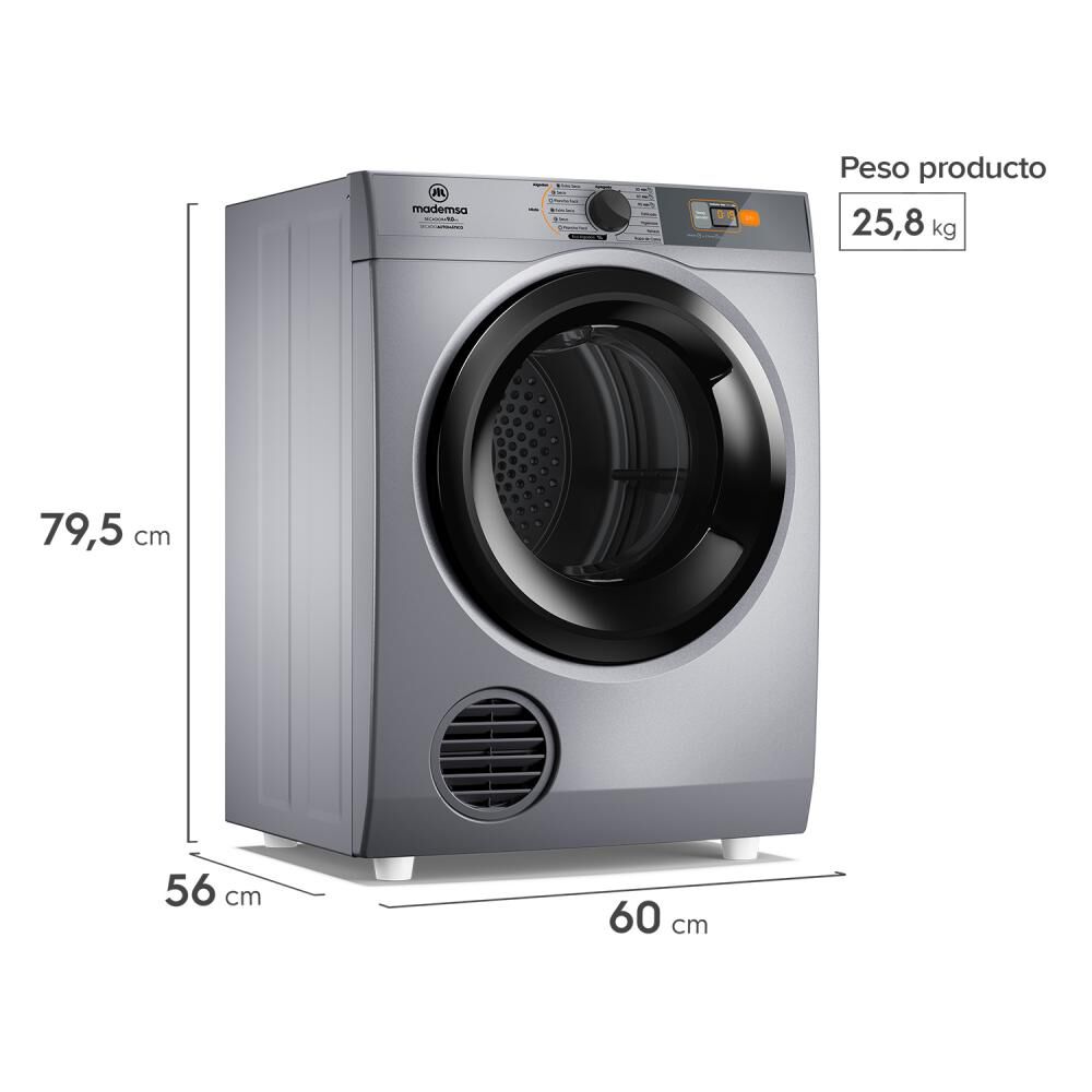 Secadora De Ropa Mademsa 9dmzg Pro / 9 Kilos image number 2.0