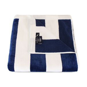 2 Toallas De Playa Nautica Home 100% Algod&oacute;n 163x81cm Cabana Azul Marino