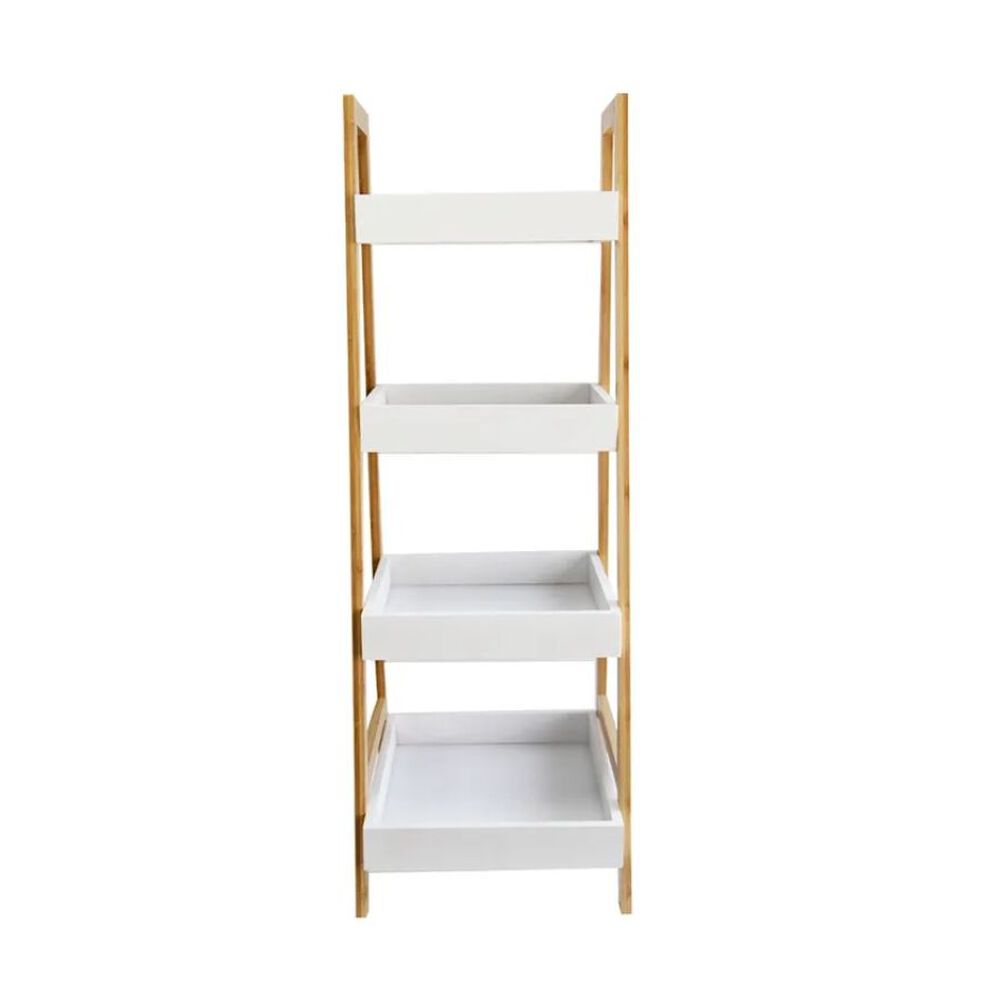 Mueble Estante Bambú Y Mdf 4 Estantes image number 4.0