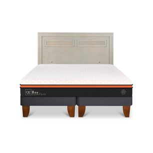 Cama Europea Cic Beecomfort / King / Base Dividida + Respaldo