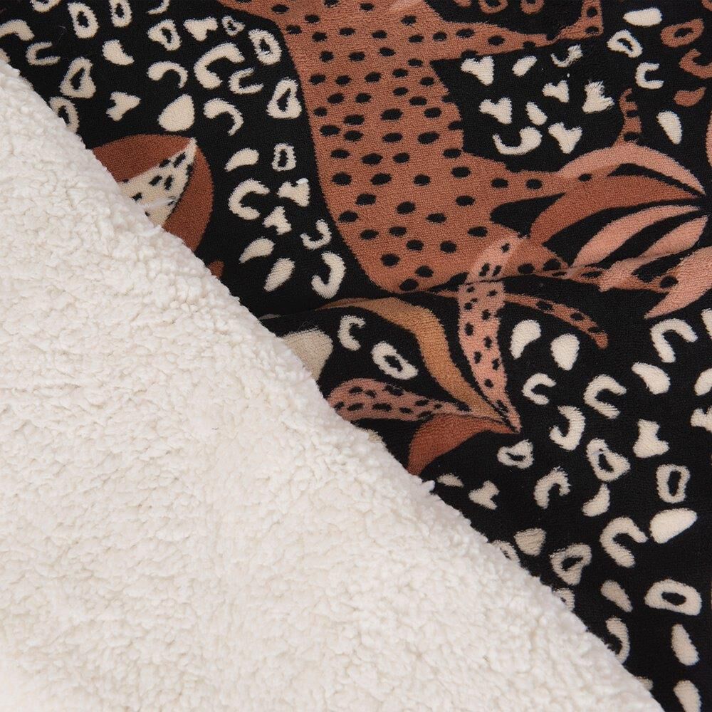 Plumon Coral Print Sherpa 2 Plazas Selva image number 1.0