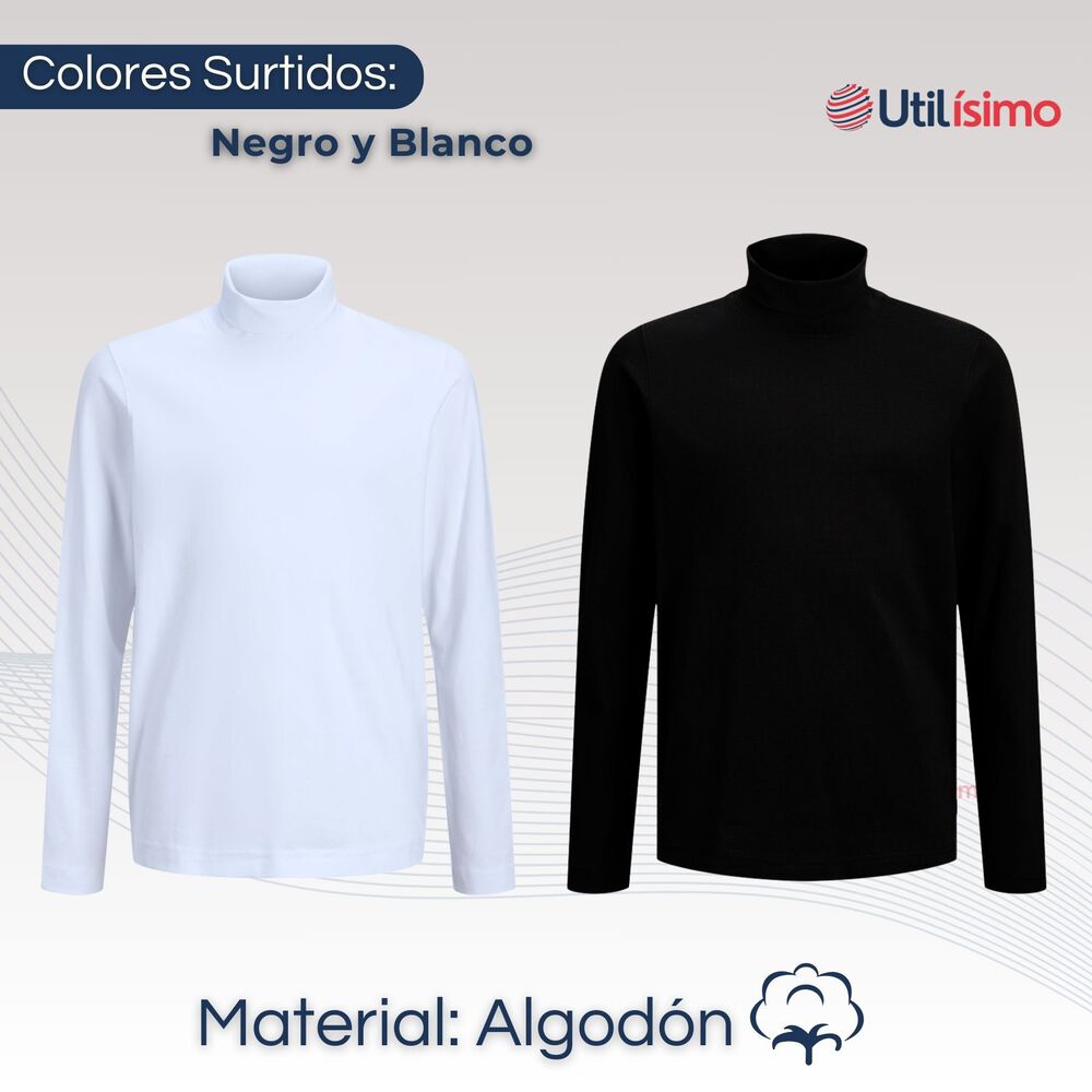 Pack 3 Camisetas Polera Beatle Algodón Niño Primera Capa Color Blanco Y Negro image number 1.0
