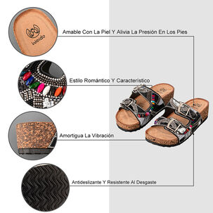 Sandalias Chalas Mujer Vintage Confort Pedrer&iacute;a Weide Gh136