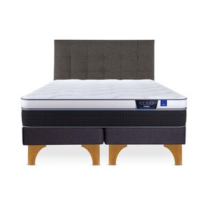 Cama Europea Flex Nexus / 2 Plazas / Base Dividida + Respaldo