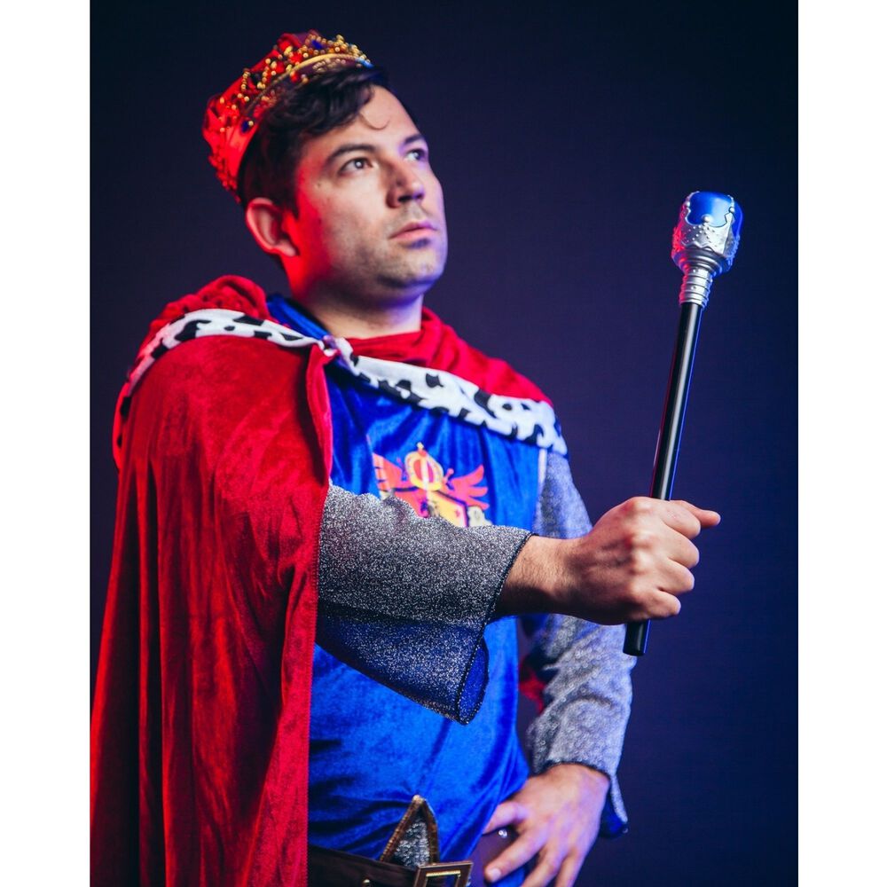 Cetro Real Medieval Accesorio Para Disfraz Rey Color image number 2.0