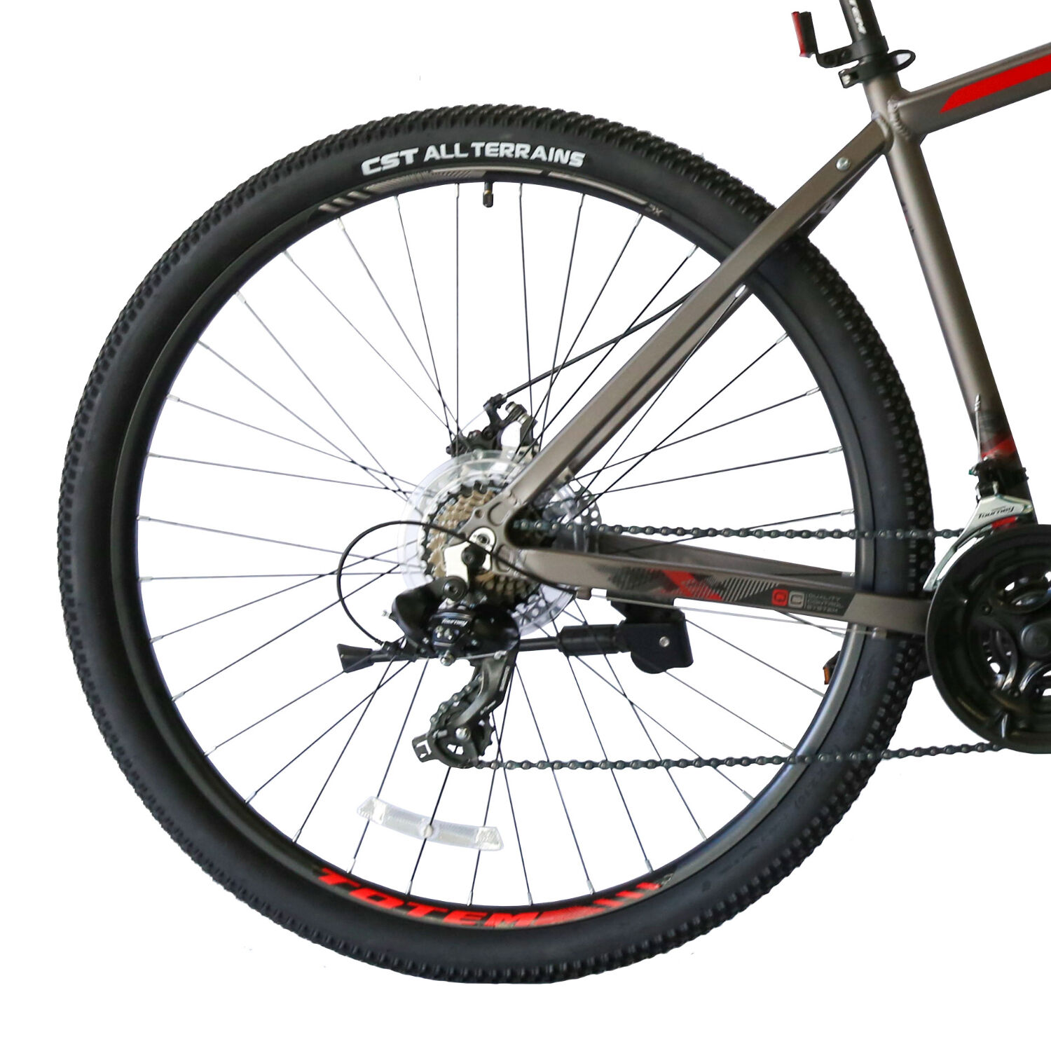 Bicicleta Totem Mtb Aro 27,5x19 Mod W860 Gris image number 1.0