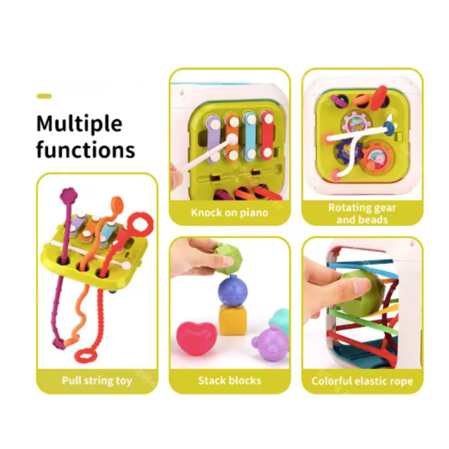 Cubo De Actividades Para Beb&eacute;s Juguete De Ense&ntilde;anza 7 En 1 image number 2.0