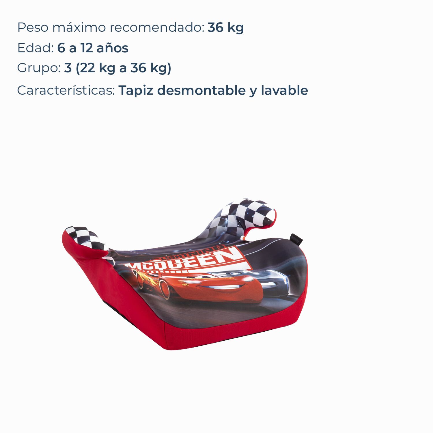 Alzador Para Auto Cars Disney image number 3.0