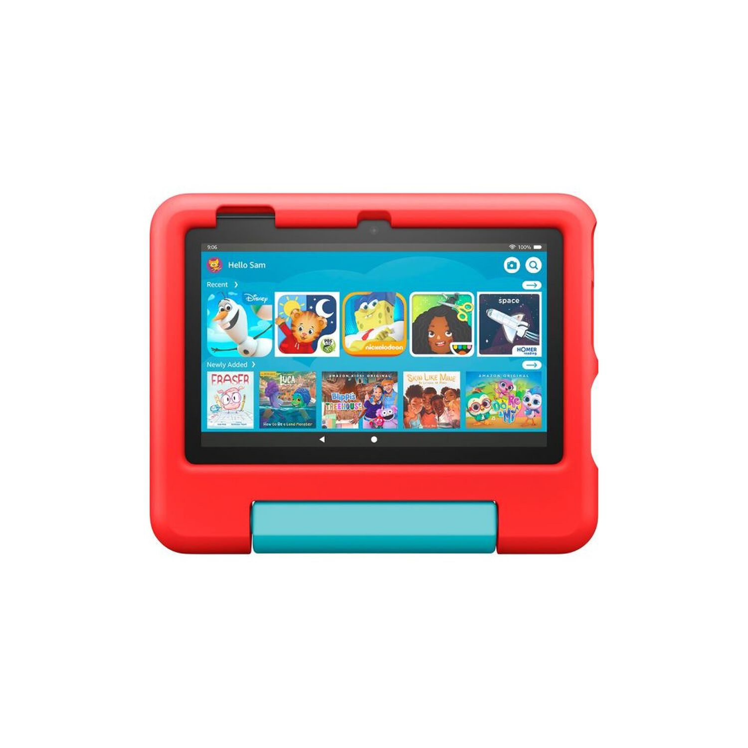 Tablet Para Ni&ntilde;os Amazon Fire 7 Kids 7 16gb Con Funda Protectora Rojo image number 2.0