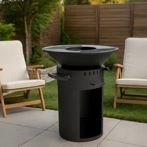 Brasero Con Borde De Parrilla 68cm Fdv
