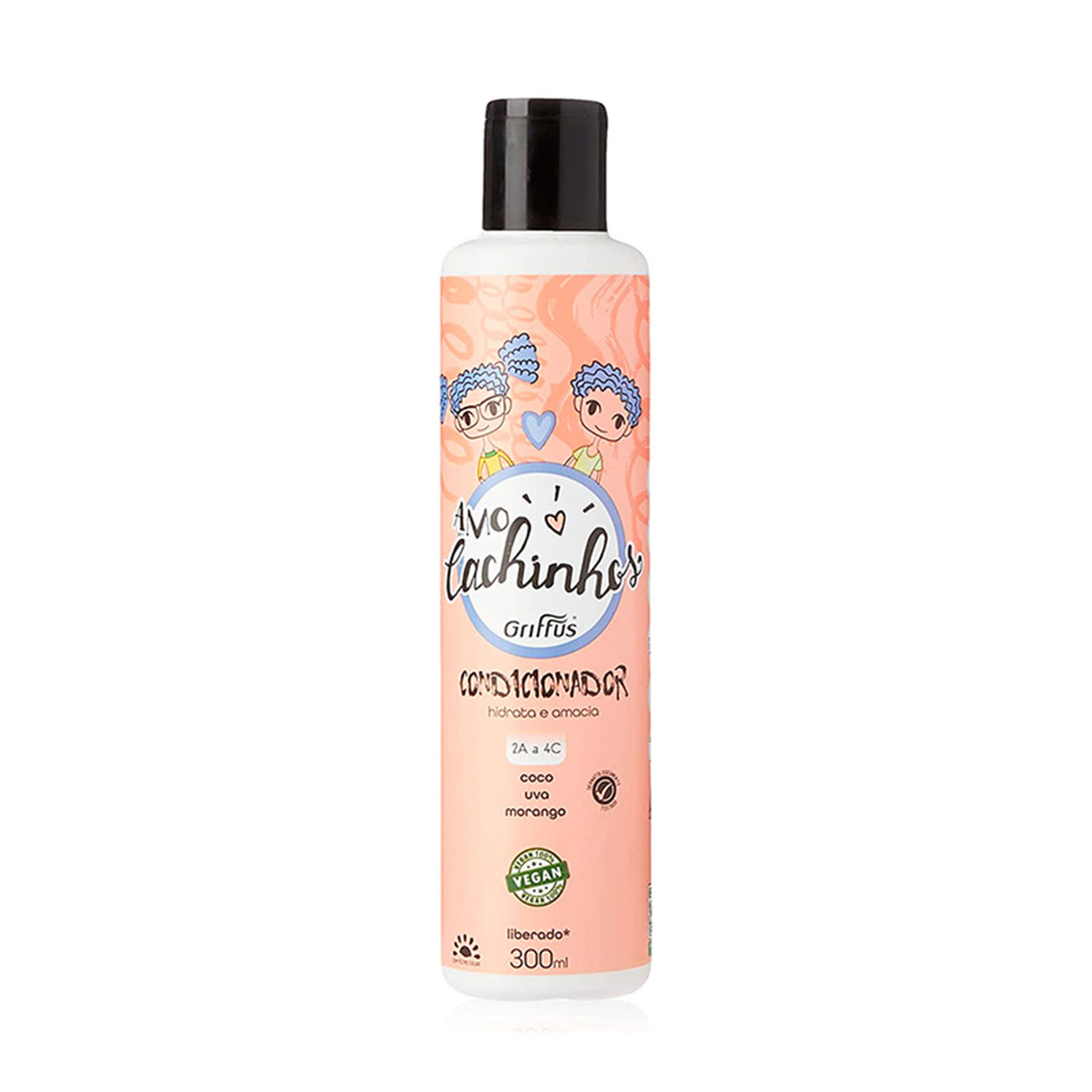 Griffus - Acondicionador Para Ni&ntilde;os Con Ondas, Rizos O Crespos 2a A 4c 300 Ml image number 0.0