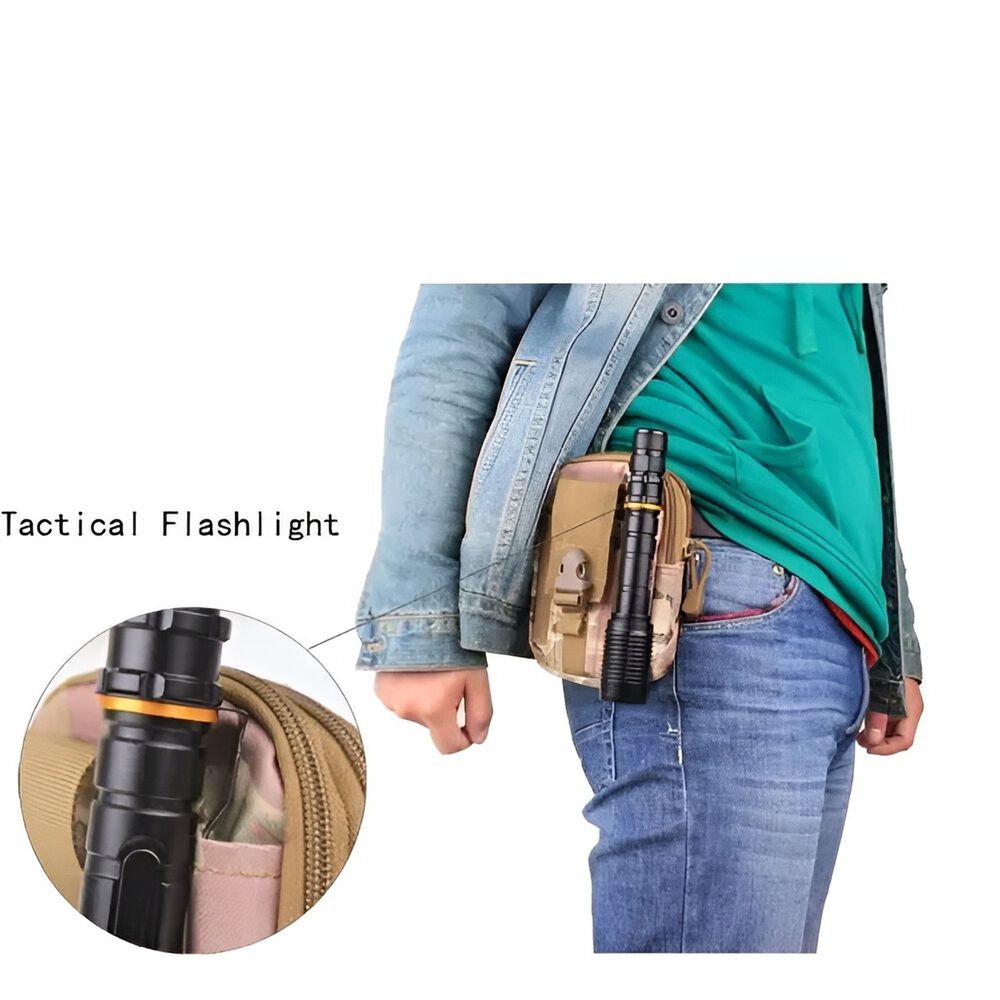 Linterna Led Profesional Multi Uso Con Zoom High Power T6 image number 4.0