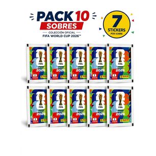 Pack 10 Sobres Panini Mundial 2026 Stickers Original